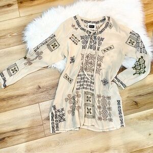 Gorgeous Tunic With Exquisite Embroidery